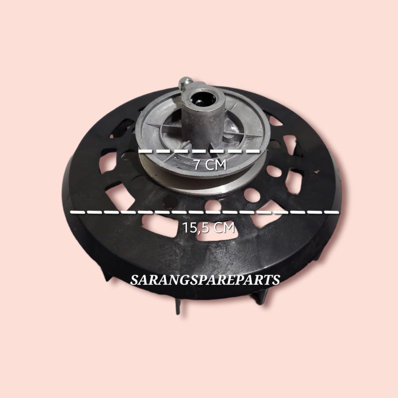 PULLY WASH AS 10MM /12 MM DINAMO PENCUCI - PULLY WASH MESIN CUCI