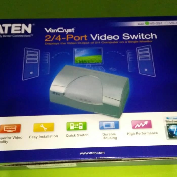 ATEN 2-Port Video Switch VS291