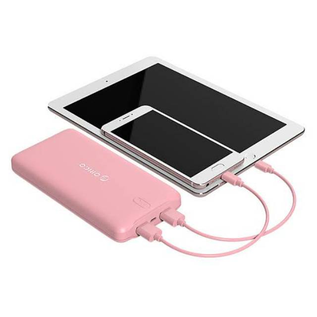 Power bank orico 20000mah polymer A+ 2 port usb 2.4a smart fast charger ld200 - powerbank 20000 mah ld-200