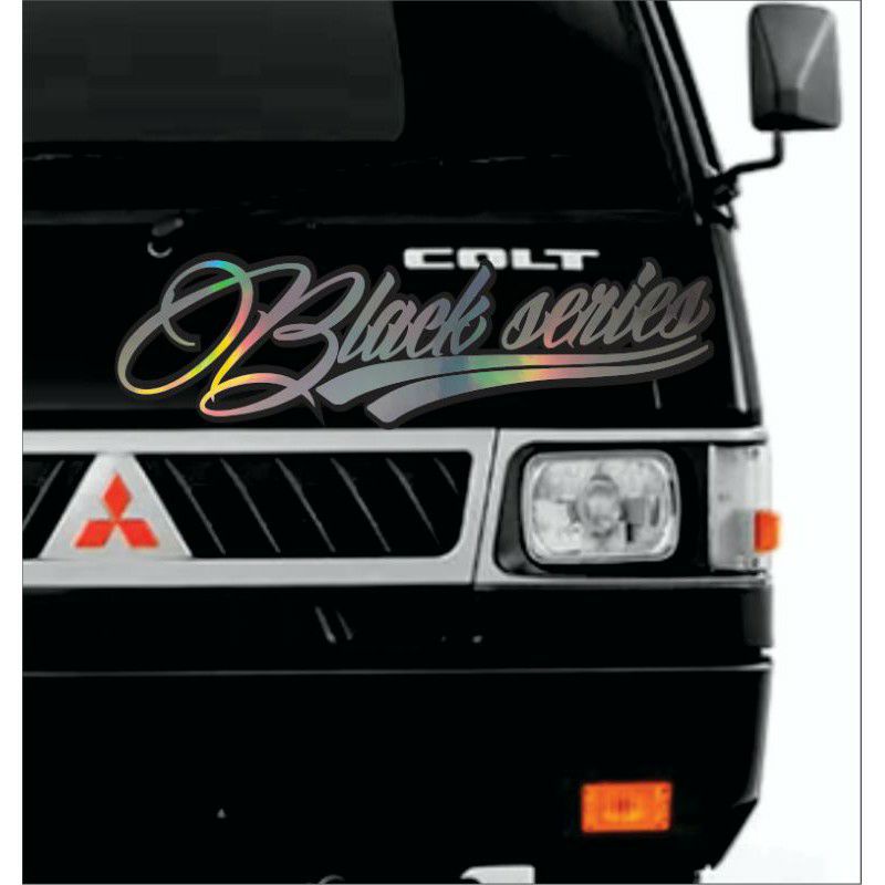 STIKER CUTTING KABIN DEPAN MOBIL PICK UP L300 HOLOGRAM