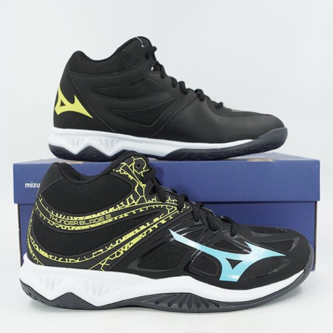 Sepatu Mizuno Thunder Blade 2 MID Black Original