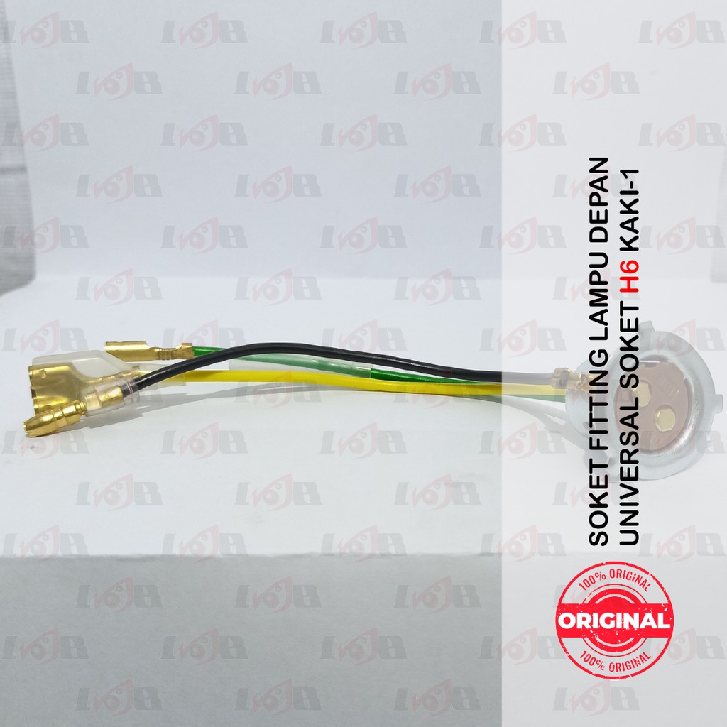 Soket Fiting Lampu Depan Yamaha Mio MX Universal Motor Bhlam H6 Kaki-1