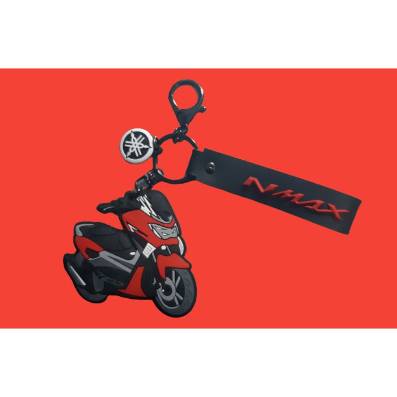 GANTUNGAN KUNCI KARET NMAX 3D /KEYCHAIN RUBBER NMAX