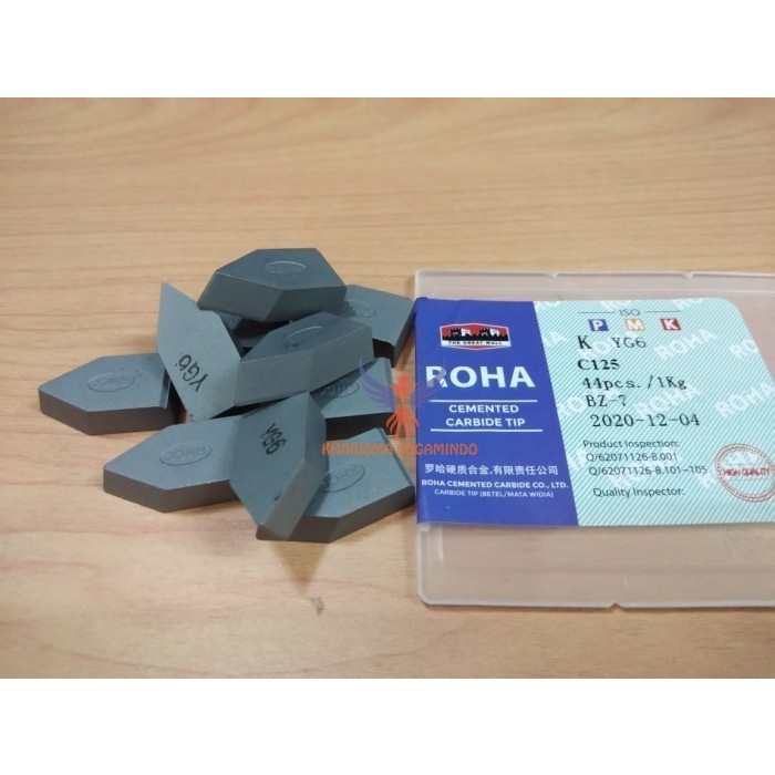 Khrsma JKT - Cemented Carbide / Mata Bubut Besi / Batu Widia / Betel Widia C125 KLP