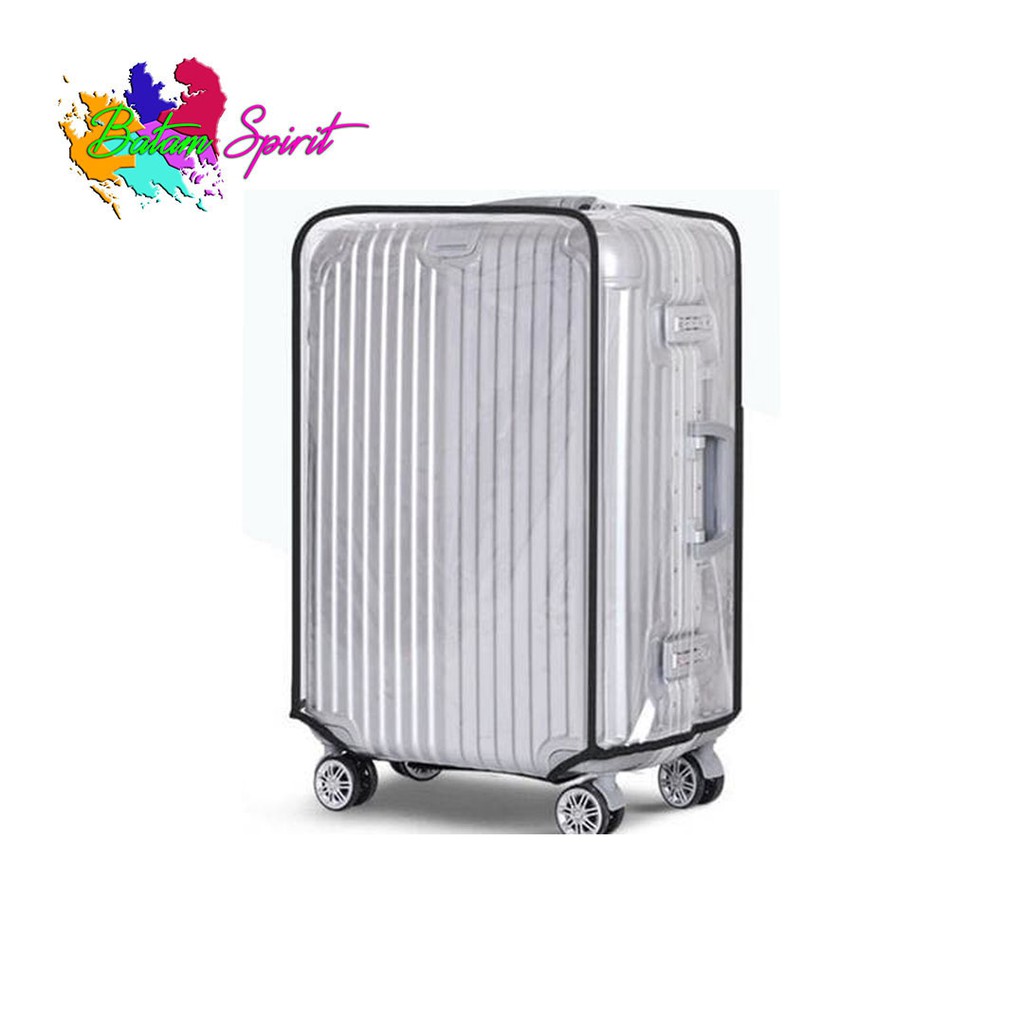 COVER SARUNG KOPER TRANSPARENT - BS