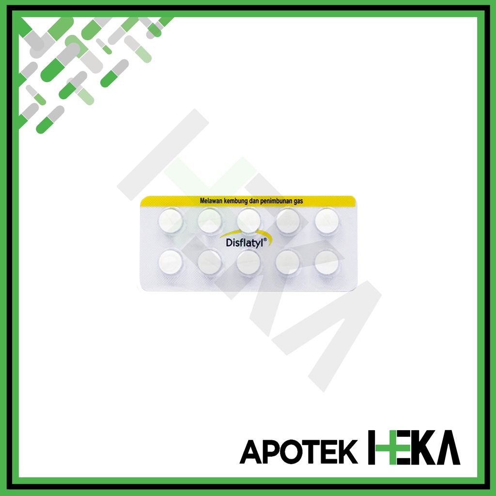 Disflatyl 40 mg Strip Isi 10 Tablet - Obat Pereda Kembung Gas Lambung (SEMARANG)