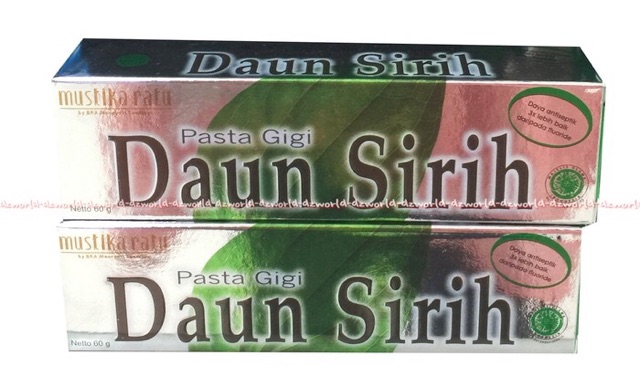 Daun Sirih Mustika Ratu 150gr Pasta Gigi Daun Sirih Odol Toothpaste With Piper Betle Leaf Extract Tooth Paste Daun Sereh Daunsirih Halal MUI 150 Gram