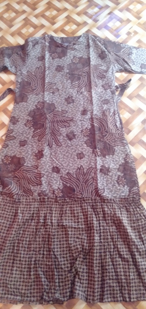 Maura Couple - Sania Ruffle Batik Couple Ori Ndoro Jowi Garansi Termurah Shopee - Batik Modern Solo