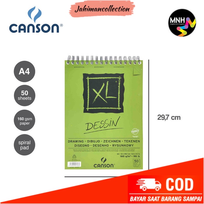 

✨ BISA COD ✨ Drawing Book Canson XL 160G A3 - A5 - Ukuran A4