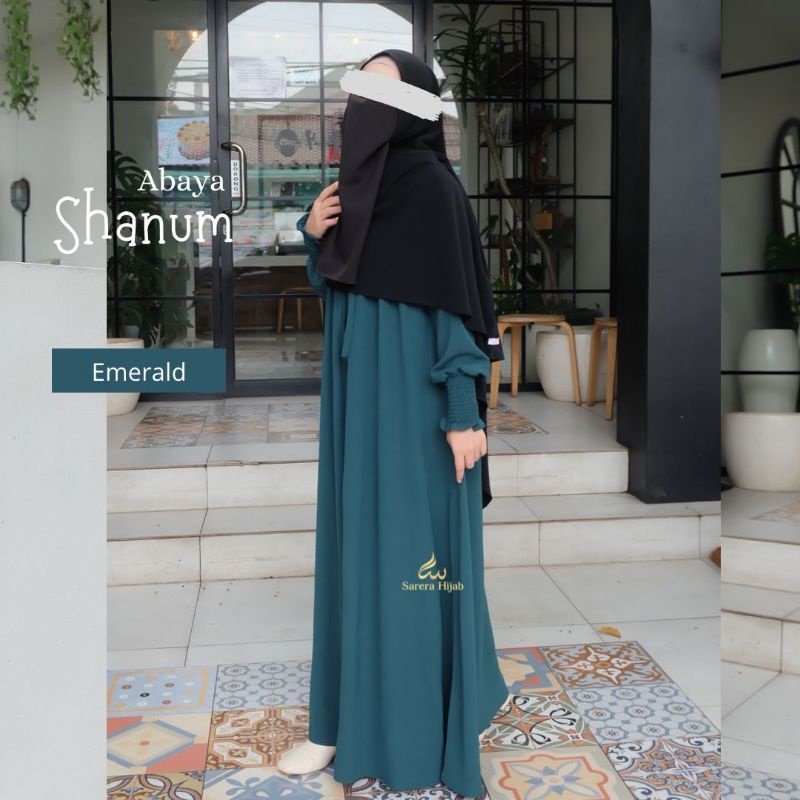 Abaya Shanum Sarera hijab Lilac S L