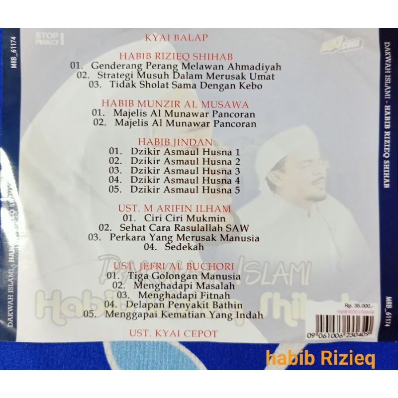 Promo Kaset Mp3 Religi Islami Dakwah Habib Rizieq Shihab Terlaris Shopee Indonesia