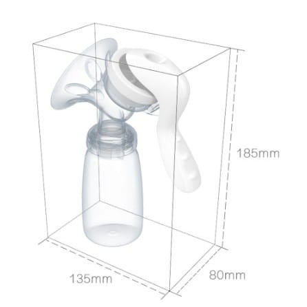 Real Bubee Breast Pump - POMPA ASI MANUAL (FREE DUS DAN PACKING BUBBLE WRAP)