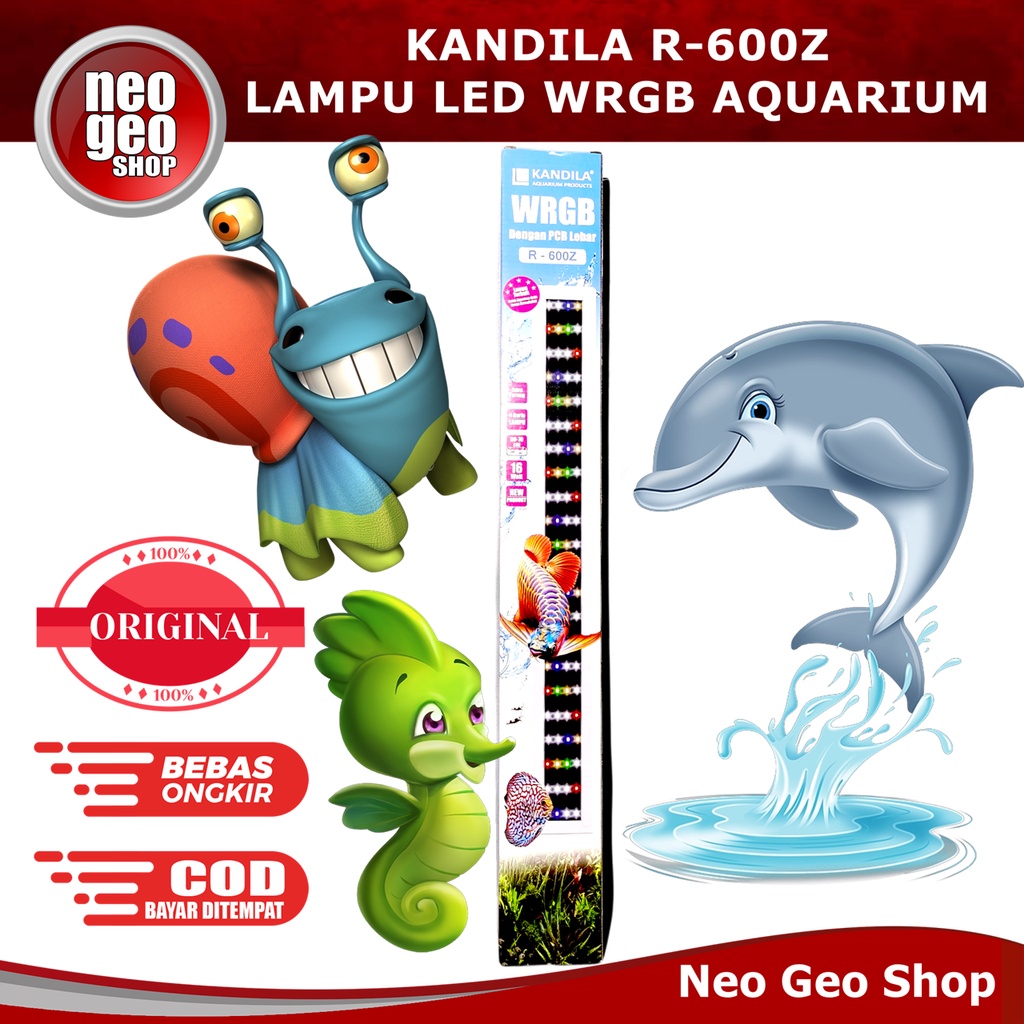 KANDILA R600Z R600 R 600 Z 600Z Lampu LED WRGB Aquarium Aquascape