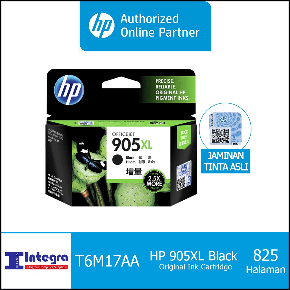 Tinta HP 905 XL Black Original - T6M17AA