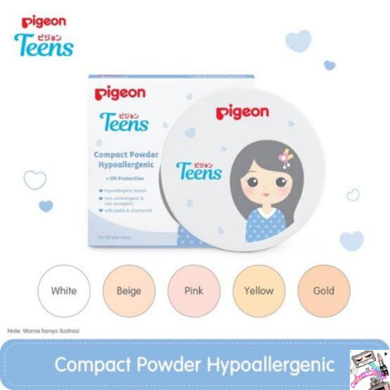 ☃️Cutezz_Ching1☃️Pigeon Teens Compact Powder +UV Protection