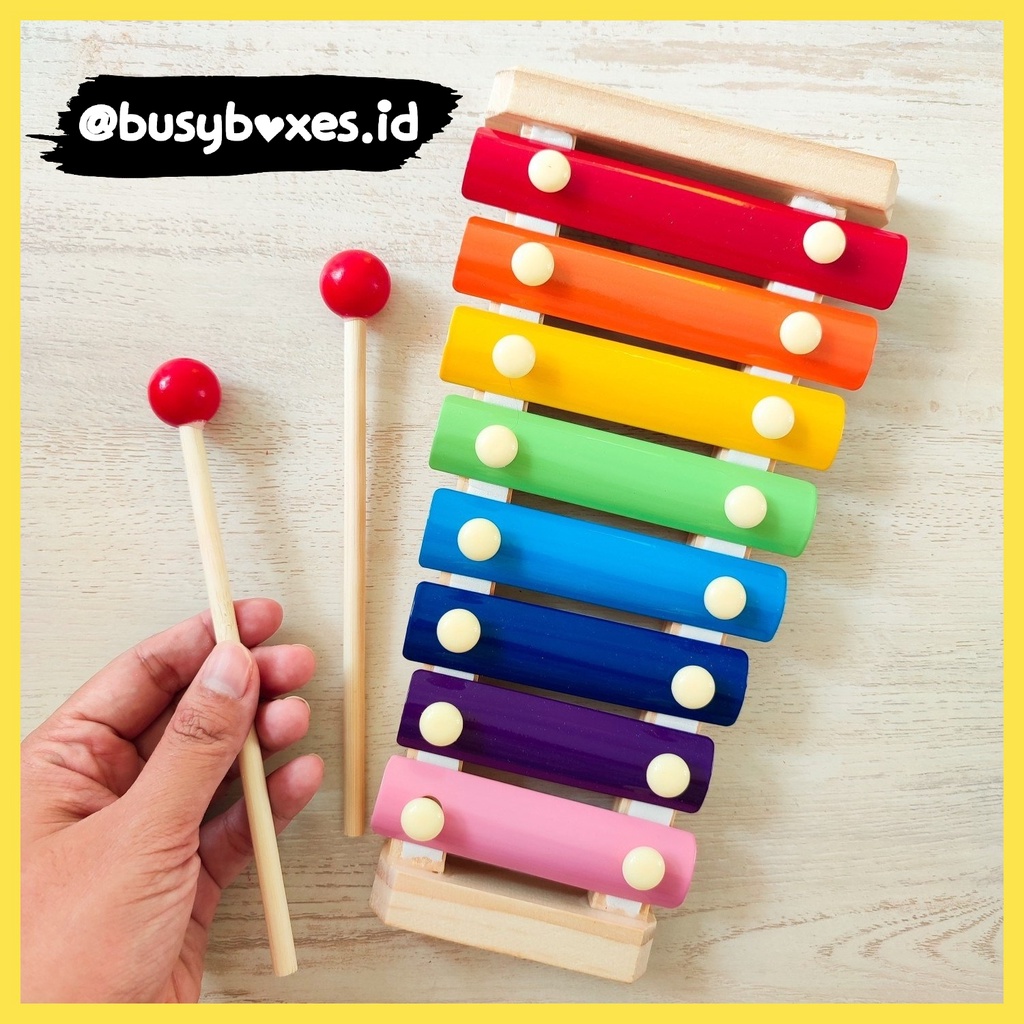 [busyboxes.id] xylophone mainan edukasi alat musik mainan kayu mainan anak