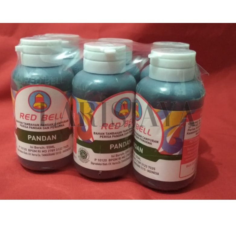 

PALING MURAH!!! PERISA DAN PEWARNA MAKANAN [ RASA PANDAN ] REDBELL 55 ml