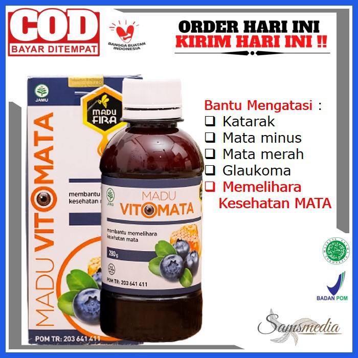 Obat Mata Minus Madu Vitomata Obat Herbal Mata Mines Mata Merah Berair katarak Glukoma