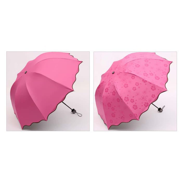 MAGIC UMBRELLA PAYUNG LIPAT 3D MUNCUL MOTIF JIKA BASAH