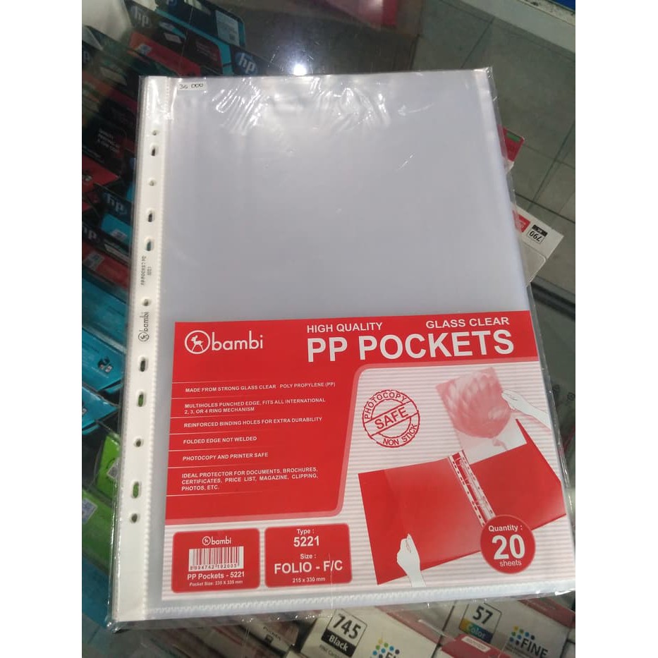 PP POCKETS F4. BAMBI 5221