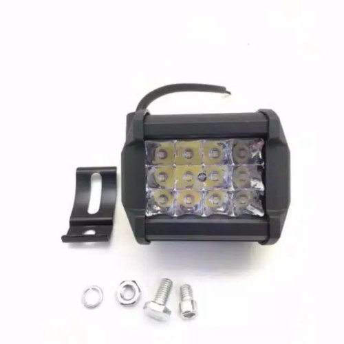 Unik Lampu tembak sorot cwl 12 mata led 2 warna 2 mode diam strobo Berkualitas