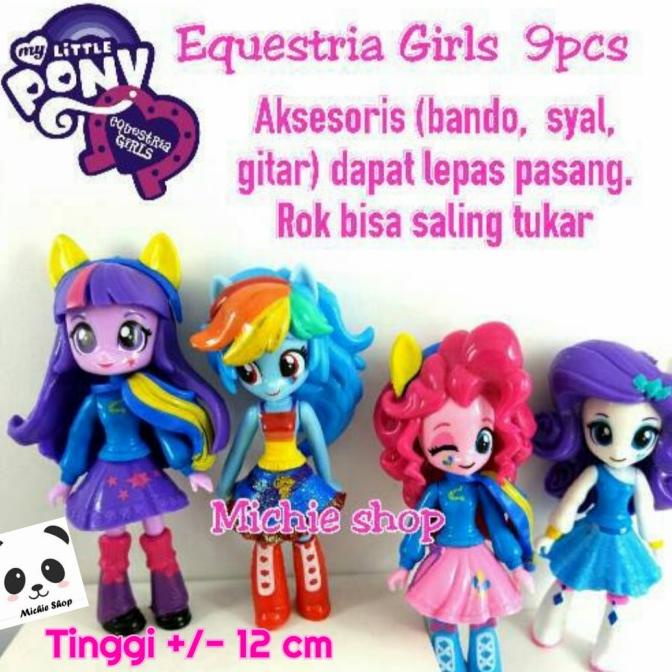 FIGURE EQUESTRIA GIRLS / PONY GIRLS 9PCS