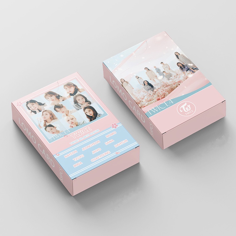 55pcs/box TWICE Photocards TWICE4 2022 Album LOMO Card Postcard ((In STOCK) Kpop fan)