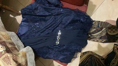 Maura Couple - Sania Ruffle Batik Couple Ori Ndoro Jowi Dnt Garansi Termurah Shopee - Mote Navy Shir