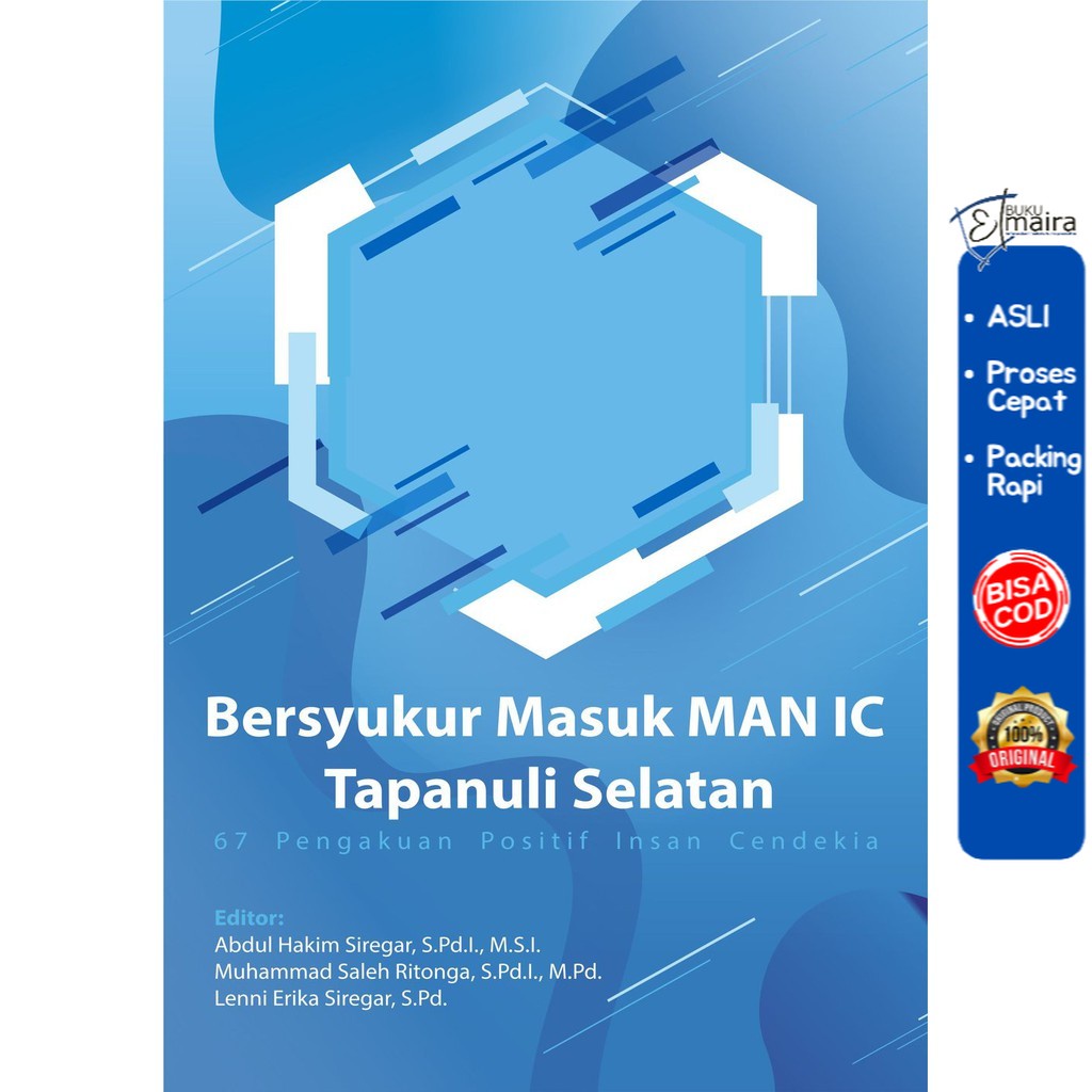 Buku Bersyukur Masuk MAN IC Tapanuli Selatan - DEEPUBLISH
