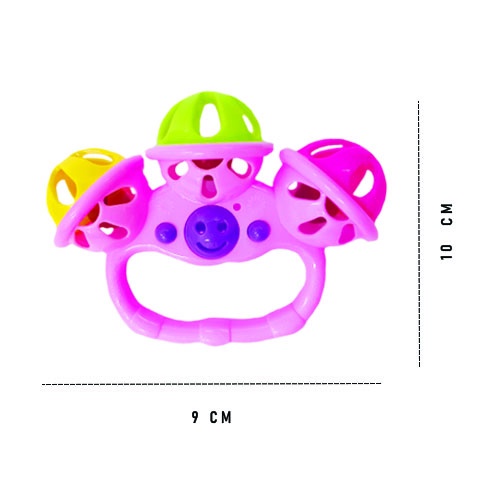 Mainan Anak Edukasi Kerincingan Bayi/ Kerincingan Bayi Genggam 3288-C4