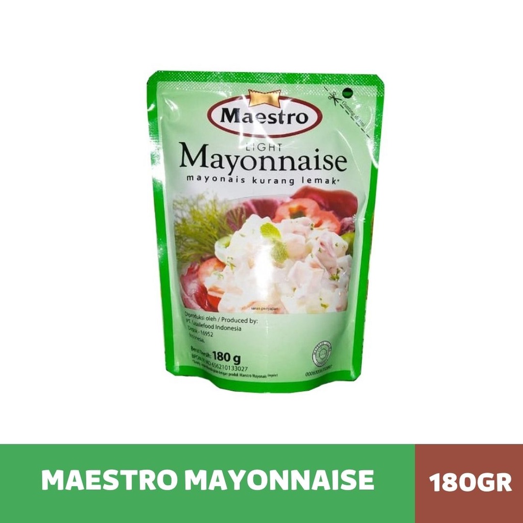 

Maestro Mayonaise / Saus Mayo [180gr - 1kg]