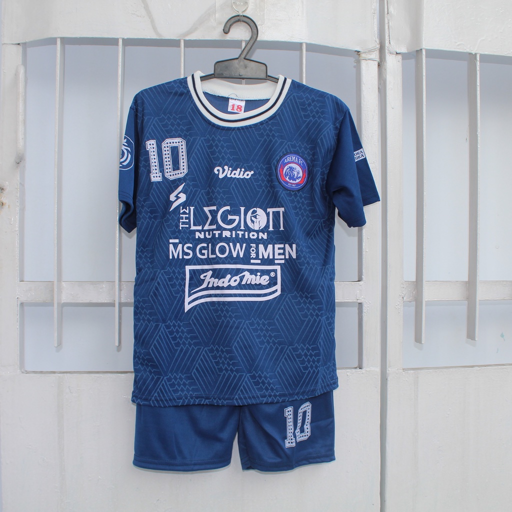 setelan baju bola anak arema malang usia 0-12thn