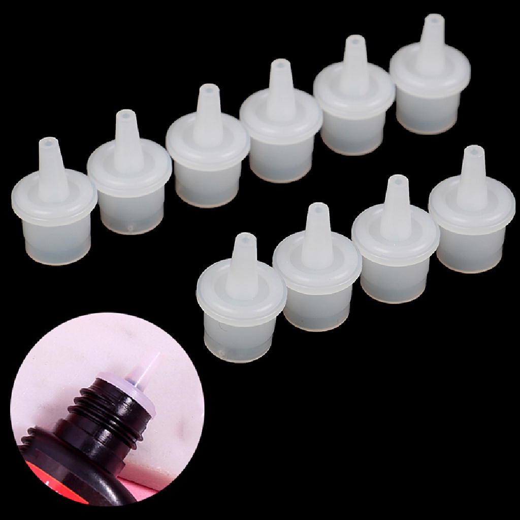 10pcs Kepala Botol Lem Bulu Mata Extension Pengganti