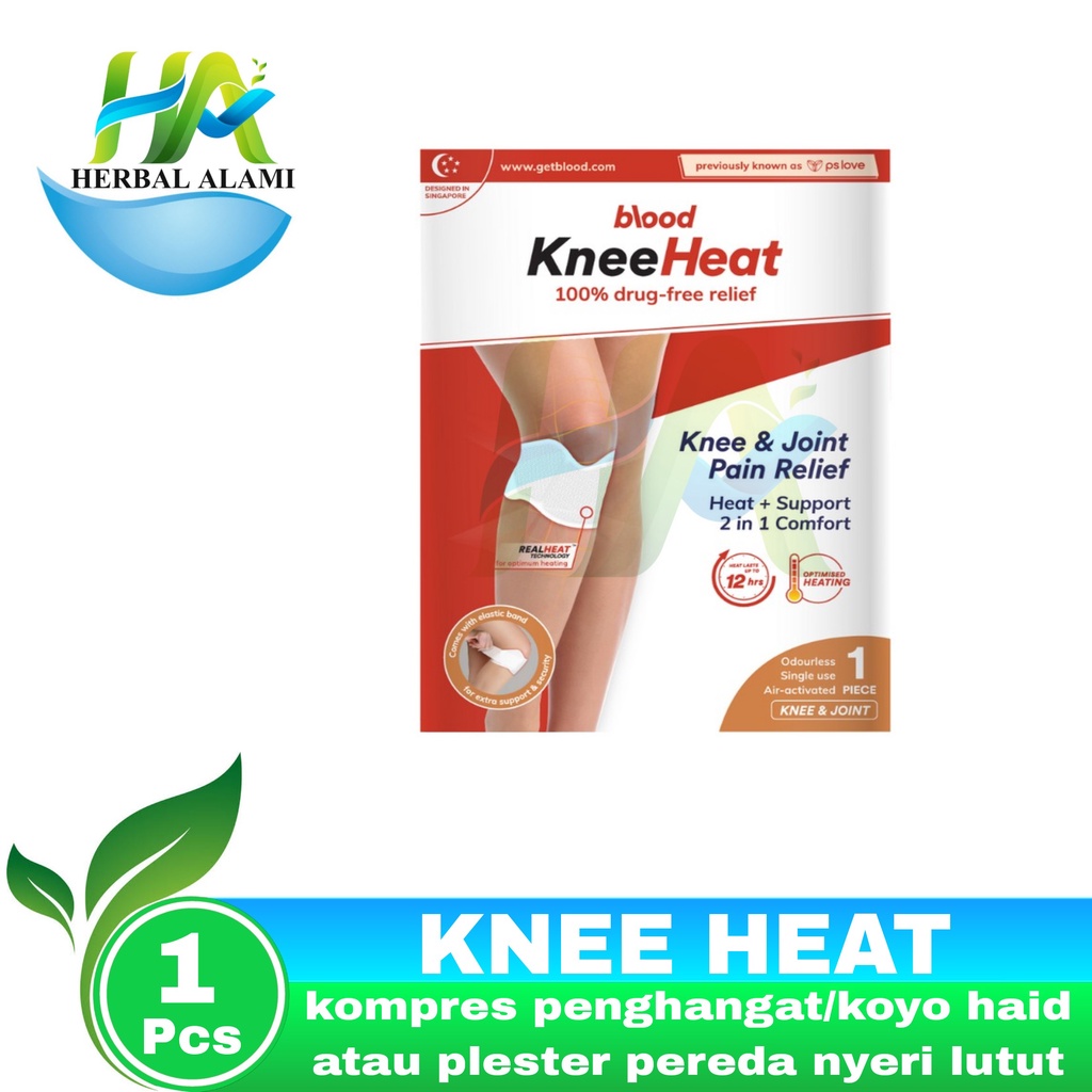 Blood KneeHeat Pereda Nyeri Lutut Sendi Pegal Linu Memar Kram Otot