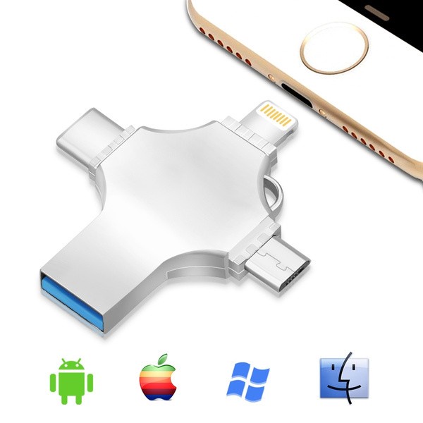 Multi Function USB Flash Drive 4in1 for ios android