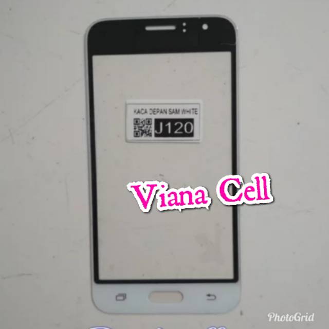 KACA LCD KACA DEPAN TOUCHSCREEN GORILLA GLASS SAMSUNG J120 J1 2016 ORI PUTIH