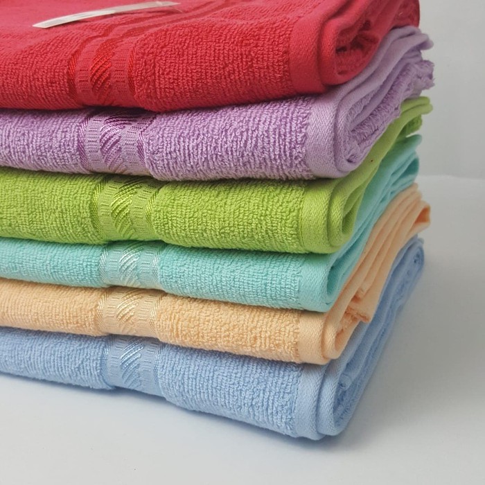 SH Handuk Kecil Souvenir Merah Putih 30x70 Lembut / Handuk Olahraga Halus / Handuk Kecil Murah by Te