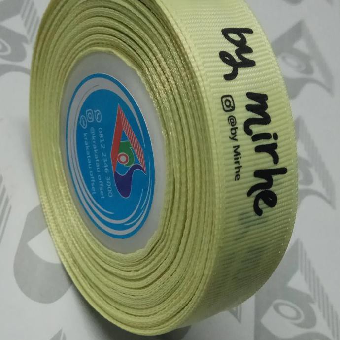 

Yang Dicari] Sablon Label Pita Grossgrain