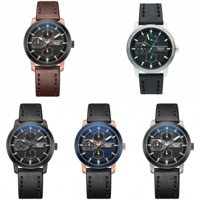 JAM TANGAN WANITA ALEXANDRE CHRISTIE AC 6562 / AC6562 LEATHER ORIGINAL barang ada