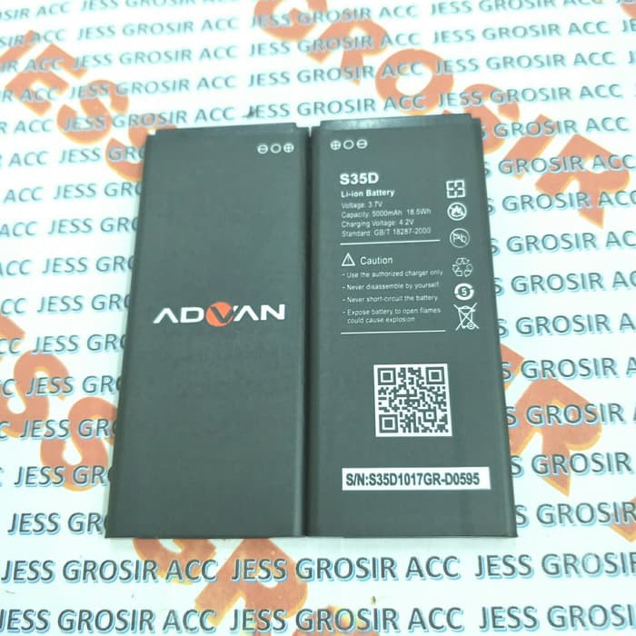 Baterai Battery Original Double Power ADVAN S35D A53C S4i S4Q BP-53AH