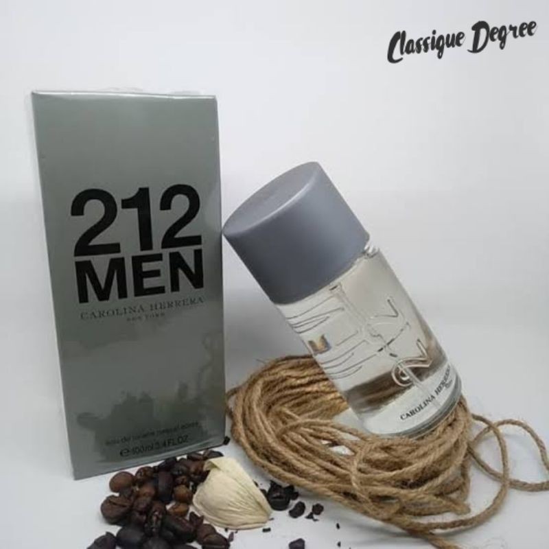 212 MEN GREY PARFUME Carolina Herrera - ORIGINAL SISA PRODUKSI PABRIK