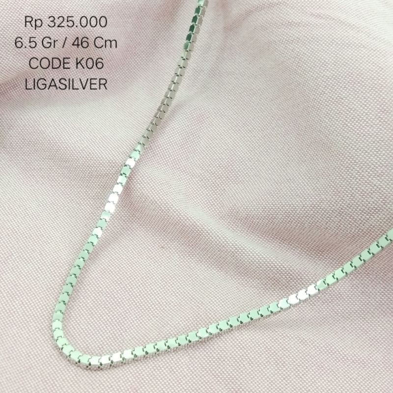 Kalung perak pria silver 925