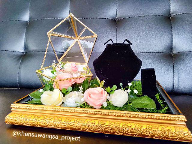 Tempat Perhiasan Rustic Mahar Seserahan Frame Terarium