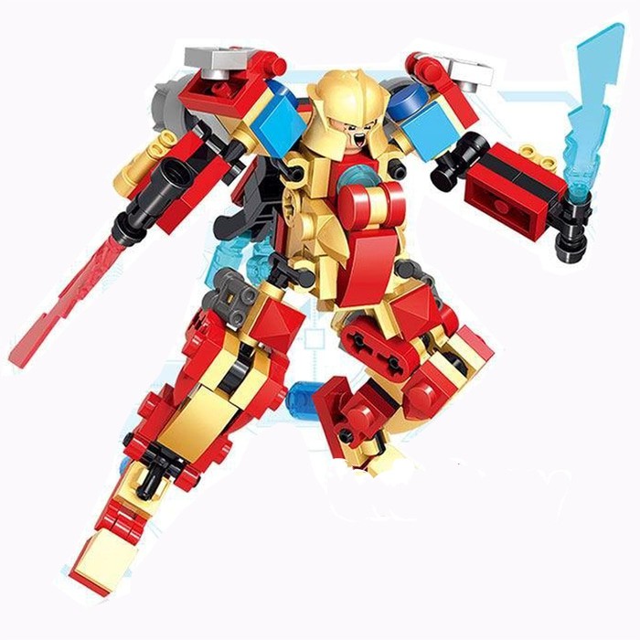 Lego Robot Gundam Ultron Armor 621002 Mancheng Gold Warriors 140pcs