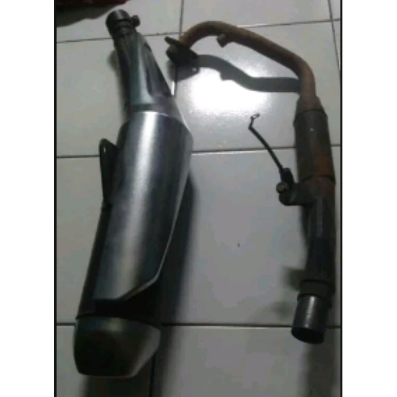 Knalpot Standar CBR 150 non led ORI Original Knalpot CBR 150 R lokal