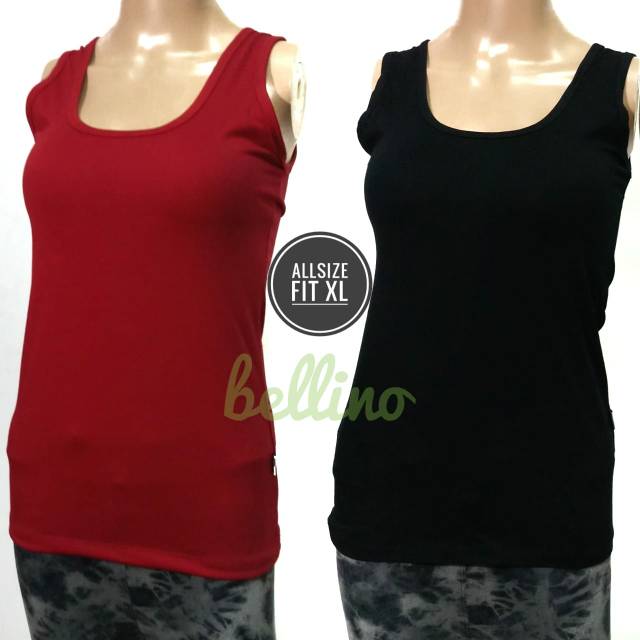 Singlet Wanita U Can See Kaos Dalaman Olahraga Cewek Tanktop Polos Super Soft All Size Adem-1