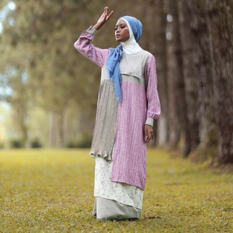 ABAYA ETERNAL STRIPE BY DFR NEW