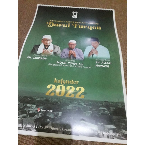 

Kalender 2022 Rumah Tahfidz Darul Furqon Malang