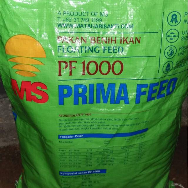Pakan Benih Ikan Pf 1000