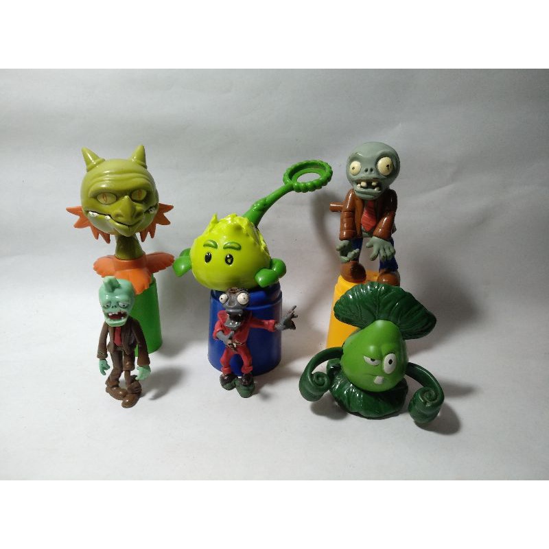 Plants Vs Zombies Tumbuhan KFC Chaki Kids Happy Meal Monster Evil Devil Zombie Mainan Horror Horor F